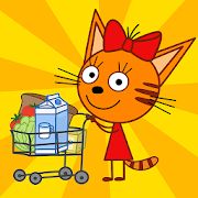 Скачать взломанную Три Кота Магазин Игра: Детские игры для детей! [МОД открыто все] на Андроид - Версия 1.6.0 apk