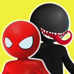 Скачать взломанную Stick Hero: Comic Superhero [МОД много монет] на Андроид - Версия 2.6.5 apk