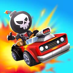 Скачать взломанную Boom Karts Multiplayer Racing [МОД много монет] на Андроид - Версия 2.9.6 apk