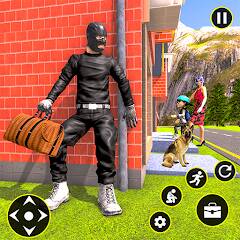 Скачать взломанную Thief Escape: Robbery Game [МОД открыто все] на Андроид - Версия 2.3.2 apk