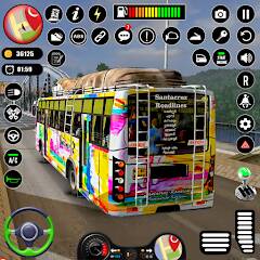 Скачать взломанную внедорожные автобусные игры 3d [МОД много монет] на Андроид - Версия 1.7.7 apk