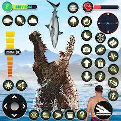 Скачать взломанную голодный Крокодил животноеИгры [МОД открыто все] на Андроид - Версия 0.7.9 apk