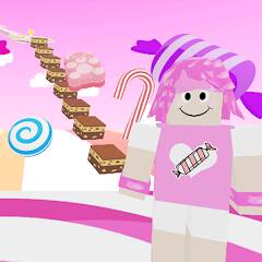 Скачать взломанную Candy Parkour Sweet girl [МОД открыто все] на Андроид - Версия 1.2.9 apk