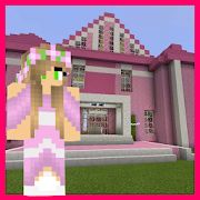 Princess House Pink Map For MCPE