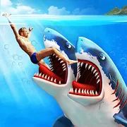 Скачать взломанную Двойная атака акулы - многопользовательская игра [МОД безлимитные деньги] на Андроид - Версия 8.7 apk