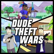 Скачать взломанную Dude Theft Wars: Open World Sandbox Simulator BETA [МОД много монет] на Андроид - Версия 0.87c apk