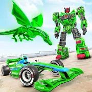 Скачать взломанную Игра Dragon robot car - робот-трансформер игры [МОД открыто все] на Андроид - Версия 1.2.1 apk