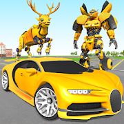 Скачать взломанную Deer robot car game - робот-трансформер игры [МОД открыто все] на Андроид - Версия 1.0.2 apk