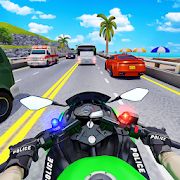Скачать взломанную полицейский мотоцикл шоссе наездник гоночные игры [МОД много монет] на Андроид - Версия 67 apk