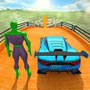 Скачать взломанную Superhero GT гоночный Машина Трюки: новый Машина [МОД много монет] на Андроид - Версия 1.15 apk