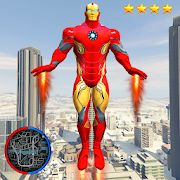 Скачать взломанную Super Iron Rope Hero - Fighting Gangstar Crime [МОД открыто все] на Андроид - Версия 3.6 apk