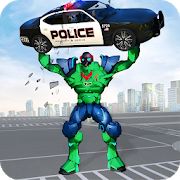 Скачать взломанную Incredible Monster Robot Hero Crime Shooting Game [МОД безлимитные деньги] на Андроид - Версия 2.0.2 apk