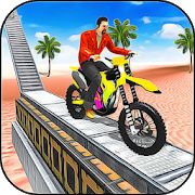 Скачать взломанную Bike Stunt Racing 3D - Moto Bike Race Game [МОД много монет] на Андроид - Версия 3.0 apk