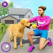 Скачать взломанную Family Pet Dog Home Adventure Game [МОД безлимитные деньги] на Андроид - Версия 1.1.3 apk