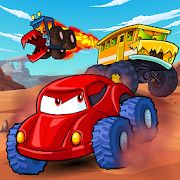 Скачать взломанную Car Eats Car Multiplayer Racing [МОД открыто все] на Андроид - Версия 1.0.6 apk