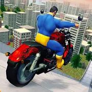 Скачать взломанную Супер Герой Мега Скат - Мото Вождение И Гонка [МОД открыто все] на Андроид - Версия 4.3 apk