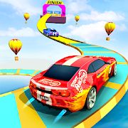 Скачать взломанную Furious Car Stunts Mega Ramp Car Games [МОД много монет] на Андроид - Версия 4.0 apk