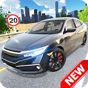 Скачать взломанную Car Simulator Civic: City Driving [МОД открыто все] на Андроид - Версия 1.1.0 apk