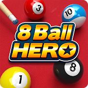 Скачать взломанную 8 Ball Hero - Американский бильярд: головоломка [МОД много монет] на Андроид - Версия 1.17 apk