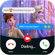fake chat with Elssa : call & video - prank