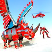 Скачать Сердитый Rhino: робот Преобразуя Игры [Без Рекламы] на Андроид - Версия 1.0.6 apk