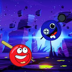 Скачать взломанную Red Bounce Ball: Blue Monster [МОД безлимитные деньги] на Андроид - Версия 1.3.7 apk
