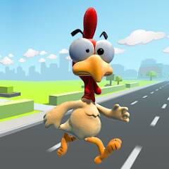 Скачать взломанную цыпленок бежать [МОД много монет] на Андроид - Версия 2.9.5 apk