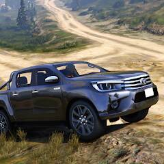 Скачать взломанную Toyota Hilux 4x4 Mountain Ride [МОД безлимитные деньги] на Андроид - Версия 1.7.4 apk