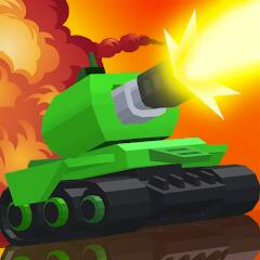 Скачать взломанную Tank Battle IO [МОД много монет] на Андроид - Версия 1.8.4 apk