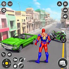 Скачать взломанную Spider Rope Hero Man Games [МОД безлимитные деньги] на Андроид - Версия 1.3.4 apk