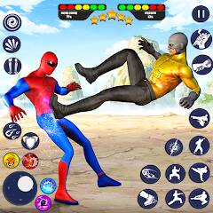 Скачать взломанную Superhero Kungfu Fighting Game [МОД безлимитные деньги] на Андроид - Версия 1.7.3 apk