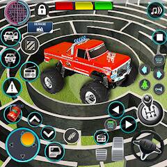 Скачать взломанную игры лабиринт монстр грузовик [МОД безлимитные деньги] на Андроид - Версия 1.5.7 apk