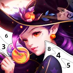 Скачать взломанную Witch & Wizard Color by Number [МОД безлимитные деньги] на Андроид - Версия 1.1.6 apk