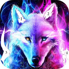Скачать взломанную Игра-раскраска волк офлайн [МОД много монет] на Андроид - Версия 2.3.8 apk