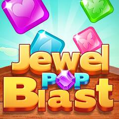 Скачать взломанную Jewel Pop Blast [МОД безлимитные деньги] на Андроид - Версия 1.8.4 apk