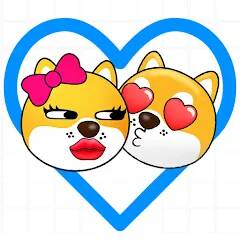 Скачать взломанную Connect Doge: Draw Love Lines [МОД открыто все] на Андроид - Версия 1.4.1 apk