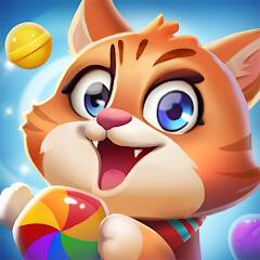 Скачать взломанную Candy Cat - Pet match 3 games [МОД много монет] на Андроид - Версия 0.3.6 apk