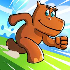 Скачать взломанную Hippo Dash [МОД много монет] на Андроид - Версия 1.2.3 apk