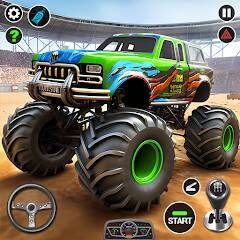 Скачать взломанную 4x4 Monster Truck Racing Games [МОД безлимитные деньги] на Андроид - Версия 0.1.9 apk