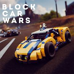 Скачать взломанную Block Car Wars Brick Car Crash [МОД много монет] на Андроид - Версия 2.3.6 apk