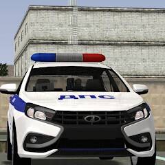 Скачать взломанную Полицейские гонки: ЛАДА Веста [МОД открыто все] на Андроид - Версия 1.5.9 apk