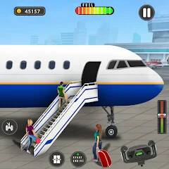Скачать взломанную Flight Simulator - Plane Games [МОД открыто все] на Андроид - Версия 2.5.6 apk