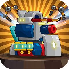 Скачать взломанную Mini Robot Tank : idle [МОД безлимитные деньги] на Андроид - Версия 0.8.9 apk