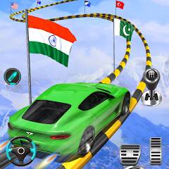 Скачать взломанную Ramp Car Games : GT Car Racing [МОД безлимитные деньги] на Андроид - Версия 0.4.9 apk