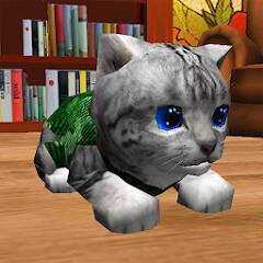 Скачать взломанную Cute Pocket Cat 3D [МОД много монет] на Андроид - Версия 2.2.1 apk