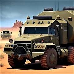 Скачать взломанную Truck Simulator Army Games 3D [МОД безлимитные деньги] на Андроид - Версия 2.4.7 apk
