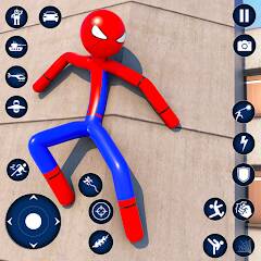 Скачать взломанную игра паук - Человек-паук-герой [МОД открыто все] на Андроид - Версия 1.8.7 apk