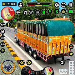 Скачать взломанную Indian Truck Offroad Cargo Sim [МОД безлимитные деньги] на Андроид - Версия 1.6.2 apk