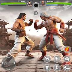 Скачать взломанную Kung Fu Fighting Karate Games [МОД много монет] на Андроид - Версия 0.7.6 apk