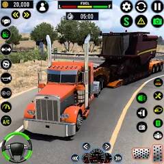 Скачать взломанную American Cargo Truck Driving [МОД безлимитные деньги] на Андроид - Версия 2.5.8 apk